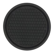 Tappetino antiscivolo interno per sottobicchiere per auto senza diamanti da 3 pezzi 7 cm (nero)