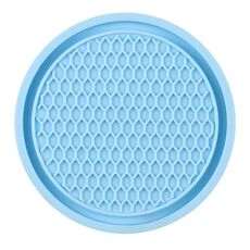 Tappetino antiscivolo interno per auto sottobicchiere senza diamanti da 3 pezzi 7 cm (blu)