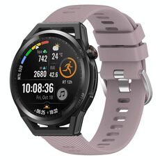 Per Huawei Watch GT Runner 22mm Cinturino in silicone morbido a tinta unita (Roland Purple)