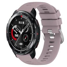 Cinturino per orologio in silicone morbido a tinta unita For Honor Watch GS Pro 22 mm (Roland Purple)