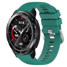 For Honor Watch GS Pro 22mm Cinturino in silicone morbido a tinta unita (verde)