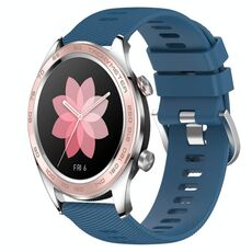 Cinturino per orologio For Honor Watch Dream 22 mm in silicone morbido a tinta unita (blu)