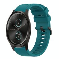 Per Garmin Garminmove Style 20mm Cinturino in silicone morbido a tinta unita (verde)