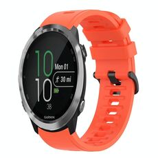 Per Garmin Forerunner 645 Music 20mm Cinturino in silicone morbido a tinta unita (rosso)