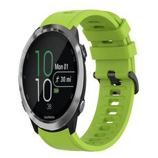 Per Garmin Forerunner 645 Music 20mm Cinturino in silicone morbido a tinta unita (verde lime)