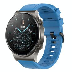 Per Huawei GT2 Pro 22MM Cinturino in silicone morbido a tinta unita (blu)