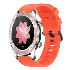 Cinturino per orologio in silicone morbido a tinta unita For Honor Watch Dream 22MM (rosso)