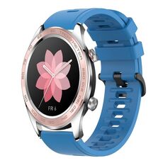 Cinturino per orologio in silicone morbido a tinta unita For Honor Watch Dream 22MM (blu)