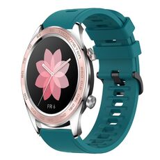 Cinturino per orologio in silicone morbido a tinta unita For Honor Watch Dream 22MM (verde)