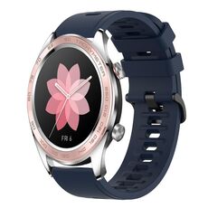 Cinturino per orologio in silicone morbido a tinta unita For Honor Watch Dream 22MM (blu notte)