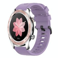 Cinturino per orologio in silicone morbido a tinta unita For Honor Watch Dream 22MM (viola)