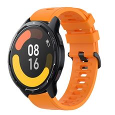 Per Xiaomi MI Watch Color 2 22mm Cinturino in silicone morbido a tinta unita (arancione)