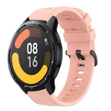 Per Xiaomi MI Watch Color 2 22mm Cinturino in silicone morbido a tinta unita (rosa)