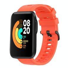 Per Xiaomi MI Watch Sport 22mm Cinturino in silicone morbido a tinta unita (rosso)