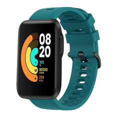 Per Xiaomi MI Watch Sport 22mm Cinturino in silicone morbido a tinta unita (verde)