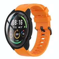 Per Xiaomi MI Watch Color 22mm Cinturino in silicone morbido a tinta unita (arancione)
