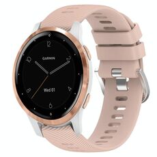 Per cinturino in silicone a tinta unita Garminmove3S 18 mm (rosa)
