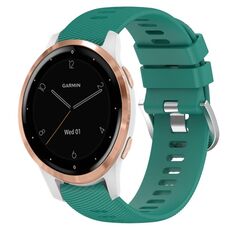 Per cinturino in silicone a tinta unita Garminmove3S 18 mm (verde)