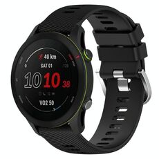 Per cinturino in silicone a tinta unita GarminActive S 18 mm (nero)