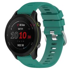 Per cinturino in silicone a tinta unita GarminActive S 18 mm (verde)