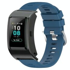 Per Huawei Band B5 18mm Cinturino in silicone a tinta unita (blu)