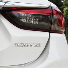 Auto 280TSI Modello 3D Adesivi Decorativi Personalizzati in Metallo, Dimensioni: 11,5x2,5x0,5 cm (Argento)