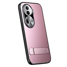 Per OPPO Reno11 Global R-JUST RJ-61 Galvanotecnica TPU satinato + custodia per PC con supporto (rosa)