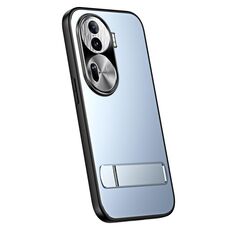Per OPPO Reno11 Global R-JUST RJ-61 Custodia in TPU galvanico satinato + PC con supporto (blu)
