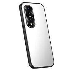 Per Honor 70 Pro R-JUST RJ-61 Galvanotecnica TPU satinato + custodia per PC (argento)