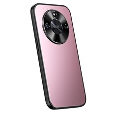 Per Honor X50 R-JUST RJ-61 Galvanotecnica TPU satinato + custodia per telefono PC (rosa)