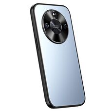 Per Honor X50 R-JUST RJ-61 Galvanotecnica TPU satinato + custodia per telefono PC (blu)