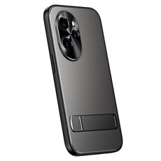 Per Honor 100 Pro R-JUST RJ-61 Galvanotecnica TPU satinato + custodia per PC con supporto (grigio)