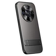 Per Honor X50 R-JUST RJ-61 Galvanotecnica TPU satinato + custodia per PC con supporto (grigio)
