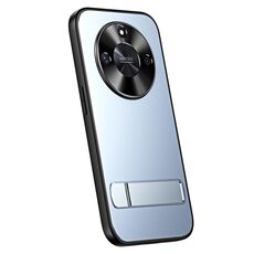 Per Honor X50 R-JUST RJ-61 Galvanotecnica TPU satinato + custodia per PC con supporto (blu)