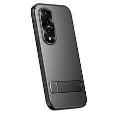 Per Honor 70 R-JUST RJ-61 Galvanotecnica TPU satinato + custodia per PC con supporto (grigio)