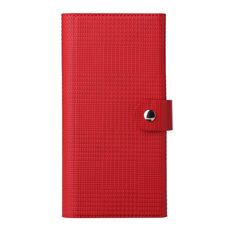 Per iPhone 15 ViLi Serie GHA antiurto MagSafe RFID Custodia in pelle con chiusura orizzontale per attrazione(Rosso)