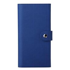Per iPhone 15 Plus ViLi GHA Series Antiurto MagSafe RFID Custodia in pelle con chiusura orizzontale per attrazione (Blu)