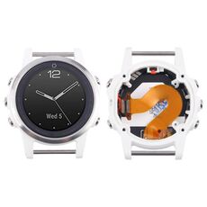 Per schermo LCD originale Garmin Fenix 5S con digitalizzatore assemblaggio completo (argento)