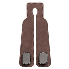 Supporto per cellulare multifunzionale con gancio in metallo per seggiolino auto Mack, stile: nessun segno (marrone)