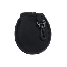 Copertura protettiva resistente all'usura per palline da golf in neoprene con gancio (nero)
