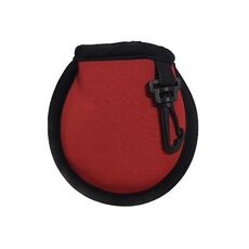 Copertura protettiva resistente all'usura per palline da golf in neoprene con gancio (rosso)