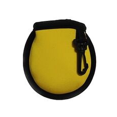 Copertura protettiva resistente all'usura per palline da golf in neoprene con gancio (giallo)