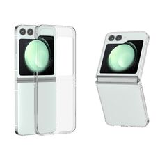 Per Samsung Galaxy Z Flip6 5G TPU+PC Custodia per telefono trasparente