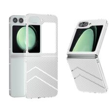 Per Samsung Galaxy Z Flip6 5G Custodia per telefono trasparente smerigliata con motivo a onde