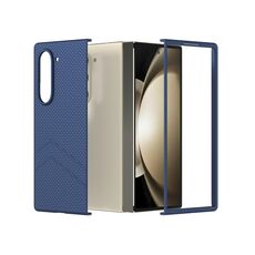 Per Samsung Galaxy Z Fold6 5G PC Custodia antiurto per PC con texture smerigliata Diamond Paint (blu scuro)