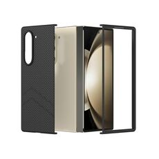 Per Samsung Galaxy Z Fold6 5G PC Custodia antiurto per PC con texture smerigliata Diamond Paint (Nero)