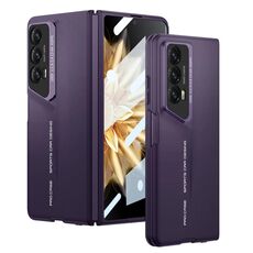 Custodia per telefono ultrasottile a copertura totale con lama integrata GKK per Honor Magic VS2 (viola)
