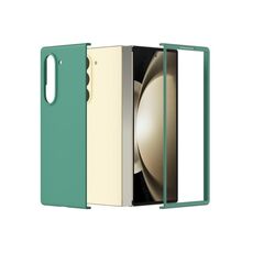 Per Samsung Galaxy Z Fold 6 5G Custodia per telefono con copertura totale smerigliata per PC (verde)
