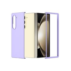 Per Samsung Galaxy Z Fold 6 5G Custodia per telefono con copertura totale smerigliata per PC (viola)