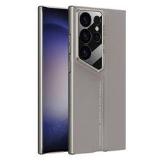 Per Samsung Galaxy S24 Ultra 5G GKK Blade Custodia per telefono in pelle ultrasottile a copertura totale (grigio)